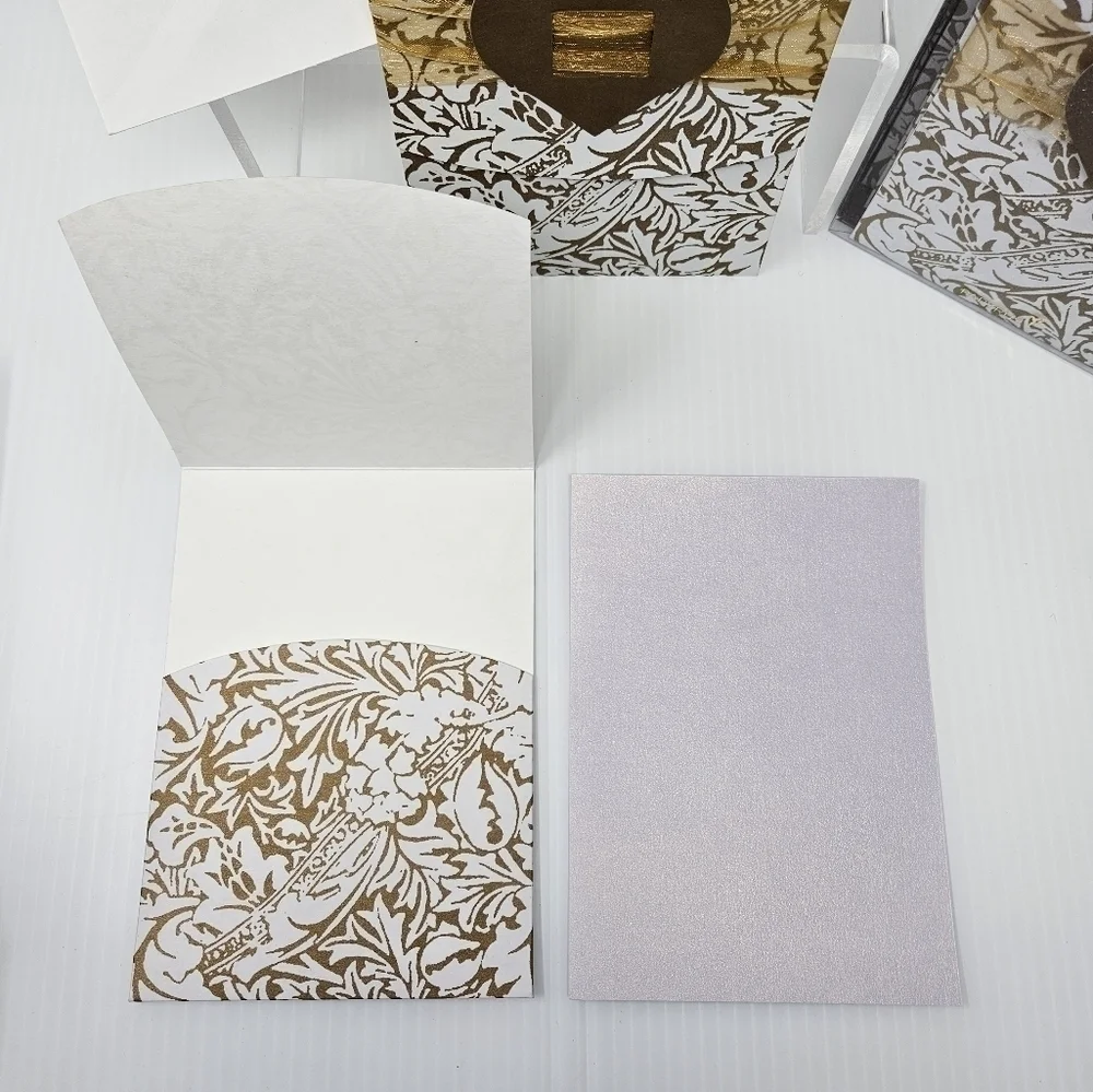 Papyrus Invitations 21 Cards Wedding Anniversary Lined Envelopes Heart & Ribbon